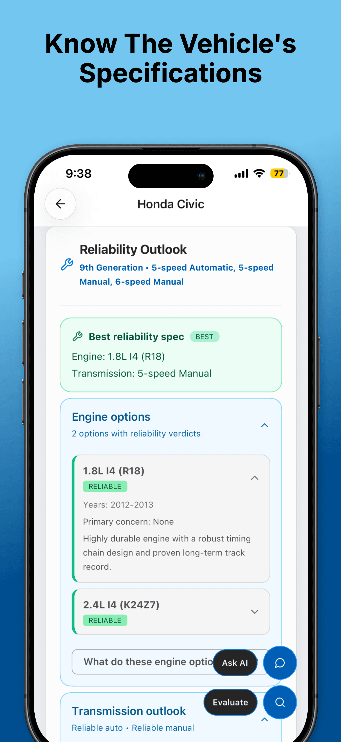 See What Specifications are the Most Reliable